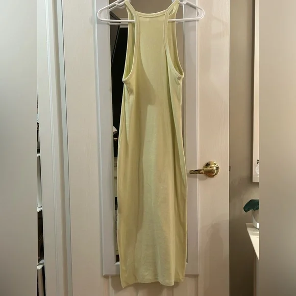 Wilfred Pale Yellow Sleeveless Maxi Dress - Picture 2 of 6